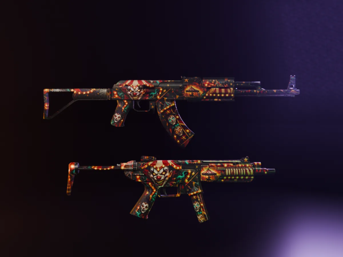 Creepy Carnival: FiveM Waffen Skin SMG und AK