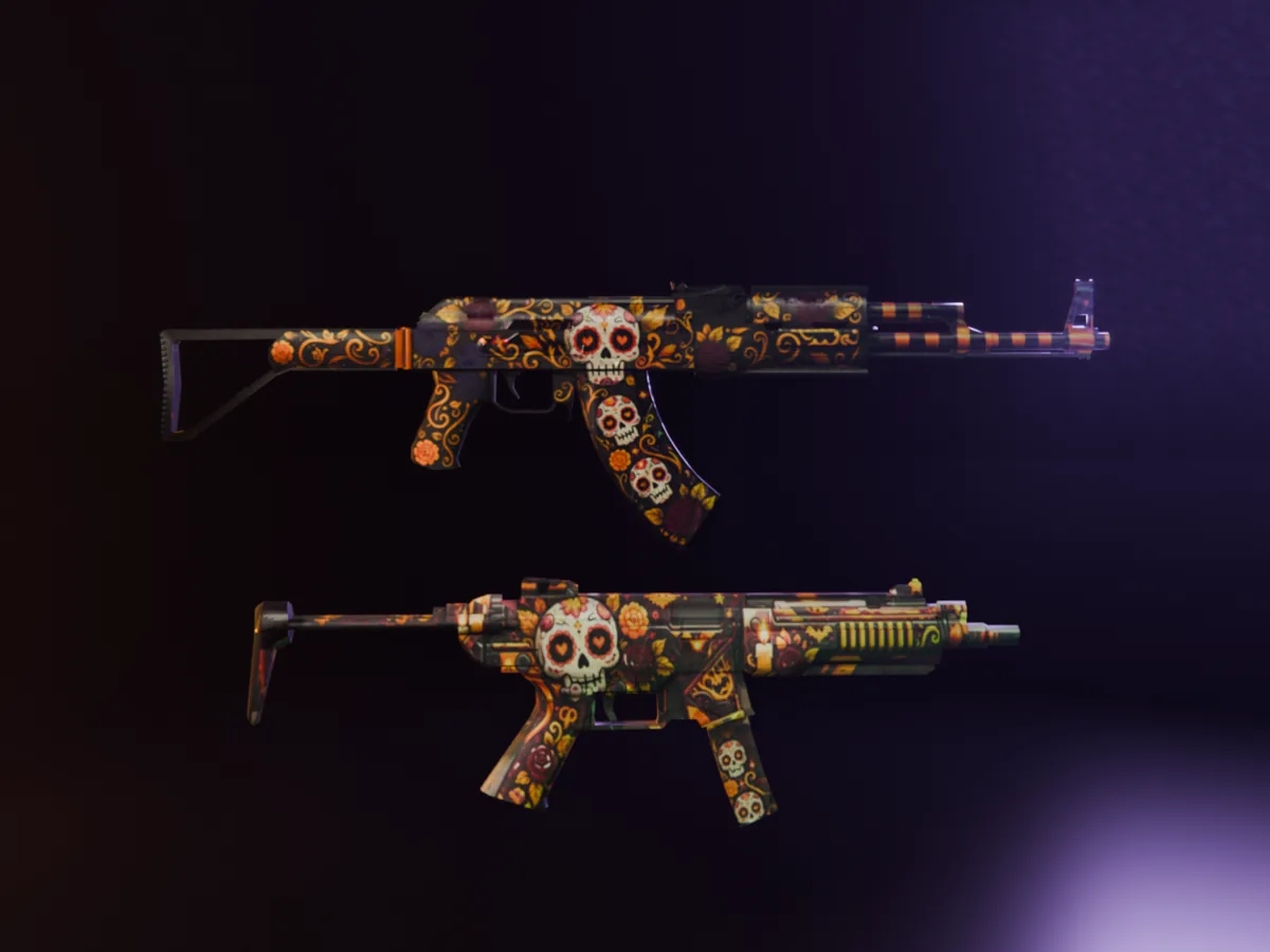 Sugar Skull: FiveM Waffen Skin SMG und AK